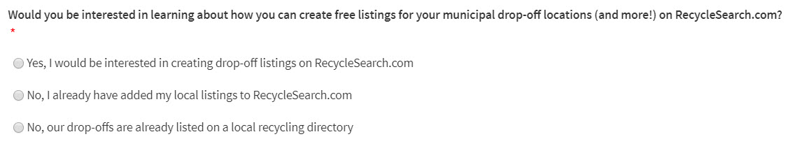 RecycleSearch-Listings
