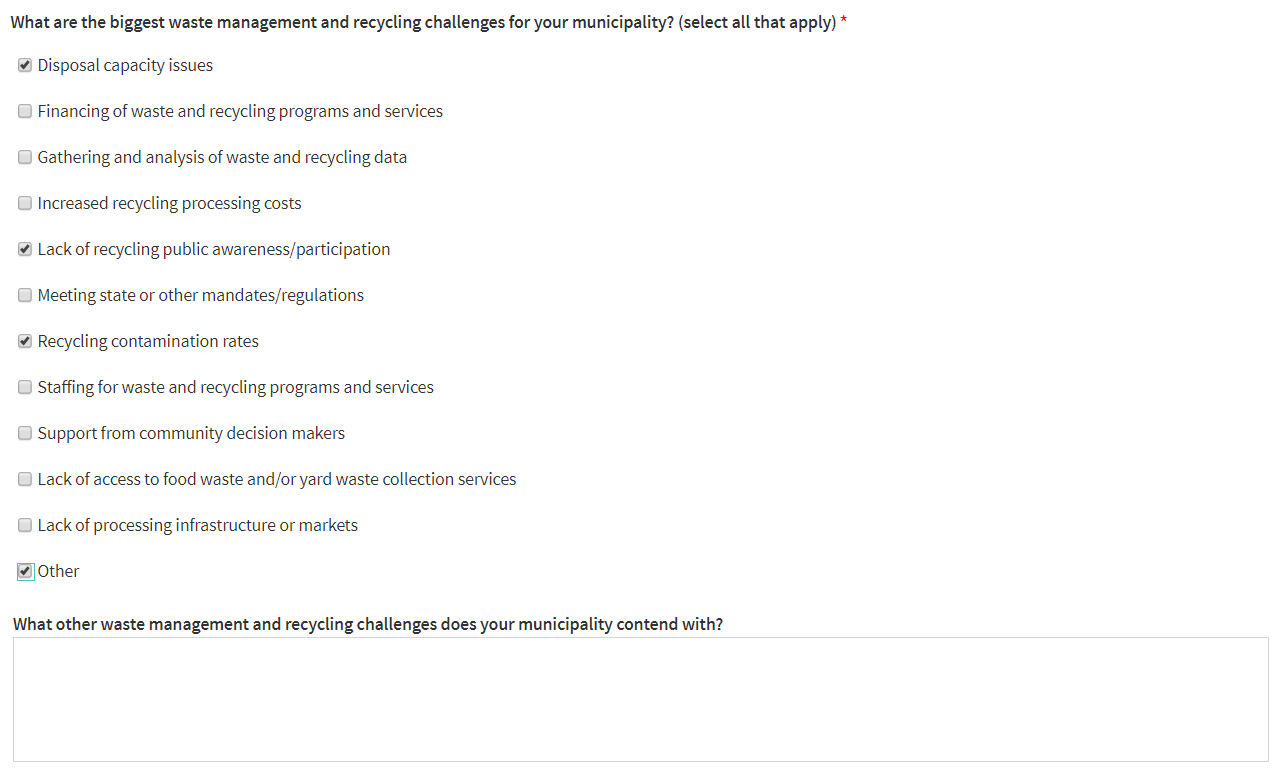 Waste Management Challenges Waste Management Challenges